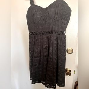 🌸Spring time- Target brand dress in Gray with waist cutouts.
